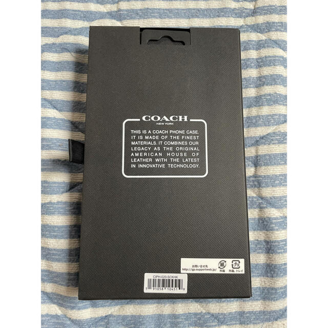 新品　COACH iPhone11 手帳型カバー シグネチャー　コーチ
