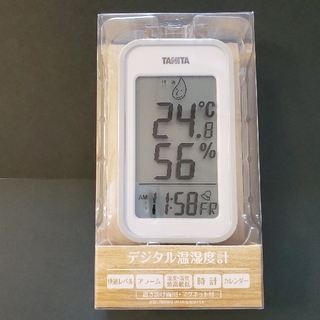 タニタ(TANITA)のTANITA  タニタデジタル温湿度計 【新品未使用】(置時計)