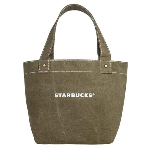 Starbucks Coffee(スターバックスコーヒー)のスターバックス ：トートバッグ サイレン カーキ スタバ 台湾 限定商品 帆布 レディースのバッグ(ハンドバッグ)の商品写真