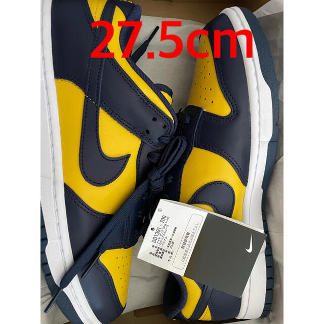 【美品】Nike Dunk Low Michigan (2021)