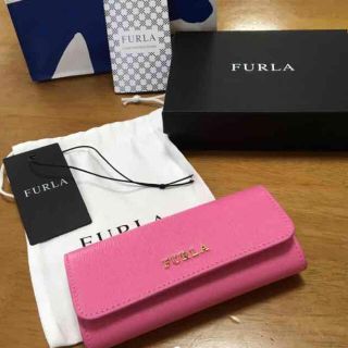 フルラ(Furla)の発送前値下げ！新品♡フルラ♡バイカラー♡キーケース(キーケース)