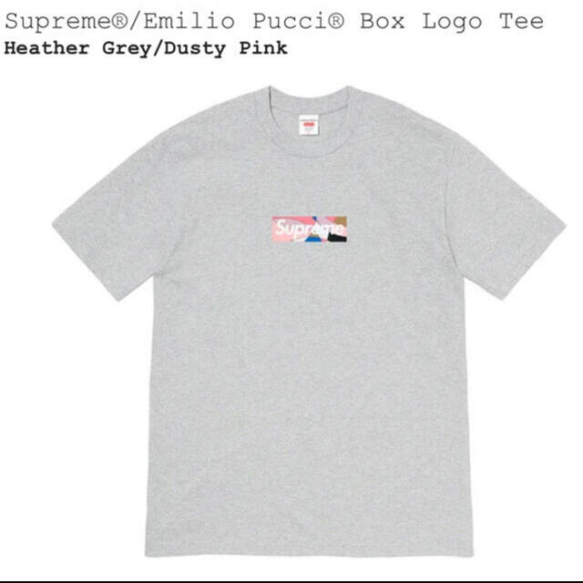 21SS Supreme / Emilio Pucci Box Logo TeeTシャツ/カットソー(半袖/袖なし)