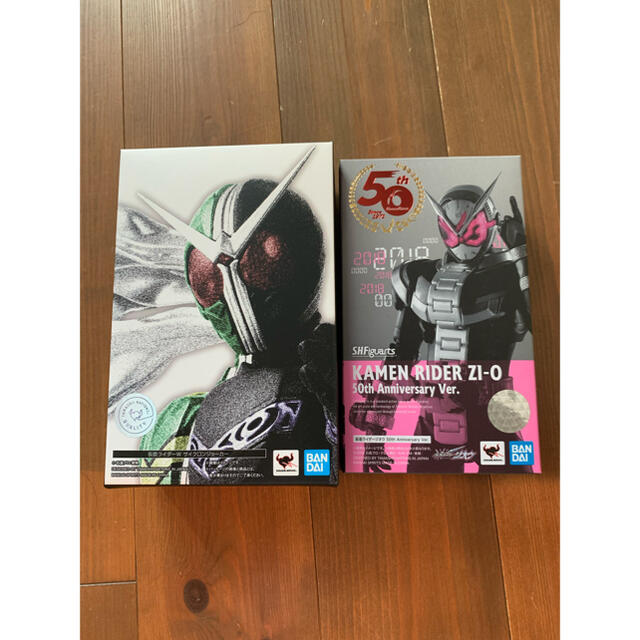 新品未開封 真骨彫製法 仮面ライダーW 仮面ライダージオウ 50th