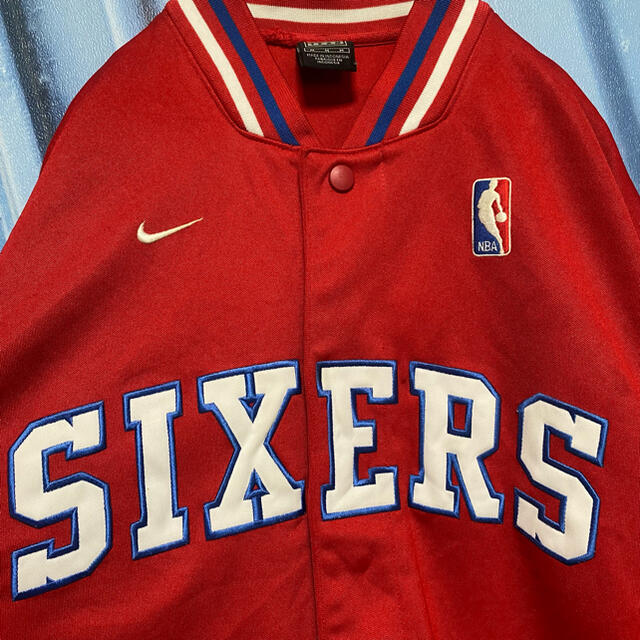 NIKE(ナイキ)の90s ナイキ NBA SIXERS シクサーズ ゲームシャツ ユニホーム 古着 メンズのトップス(Tシャツ/カットソー(半袖/袖なし))の商品写真