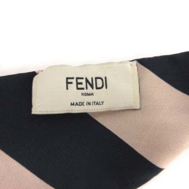 FENDI(フェンディ)のフェンディ W.WRAPPY ラッピー スカーフ リボン 総柄 マルチカラー レディースのファッション小物(バンダナ/スカーフ)の商品写真