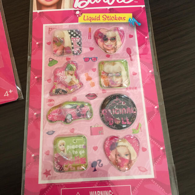 Barbie(バービー)の㊸未使用品！Barbie シールシート6セット インテリア/住まい/日用品の文房具(シール)の商品写真