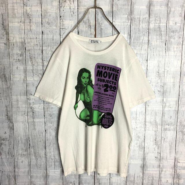 HYSTERIC GLAMOUR(ヒステリックグラマー)の【最高デザイン☆バックプリント】ヒステリックグラマー ロゴ Tシャツ Lサイズ メンズのトップス(Tシャツ/カットソー(半袖/袖なし))の商品写真