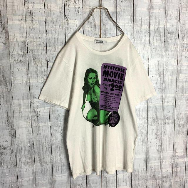 HYSTERIC GLAMOUR(ヒステリックグラマー)の【最高デザイン☆バックプリント】ヒステリックグラマー ロゴ Tシャツ Lサイズ メンズのトップス(Tシャツ/カットソー(半袖/袖なし))の商品写真