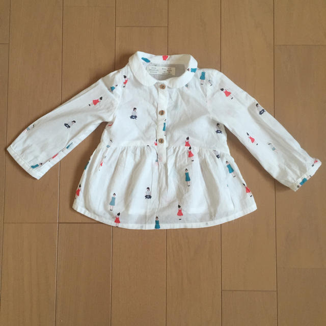 ZARA KIDS(ザラキッズ)のZARA babygirl ブラウス キッズ/ベビー/マタニティのベビー服(~85cm)(シャツ/カットソー)の商品写真