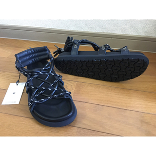 【新品】sacai 21ss Double Lace-Up Sandals