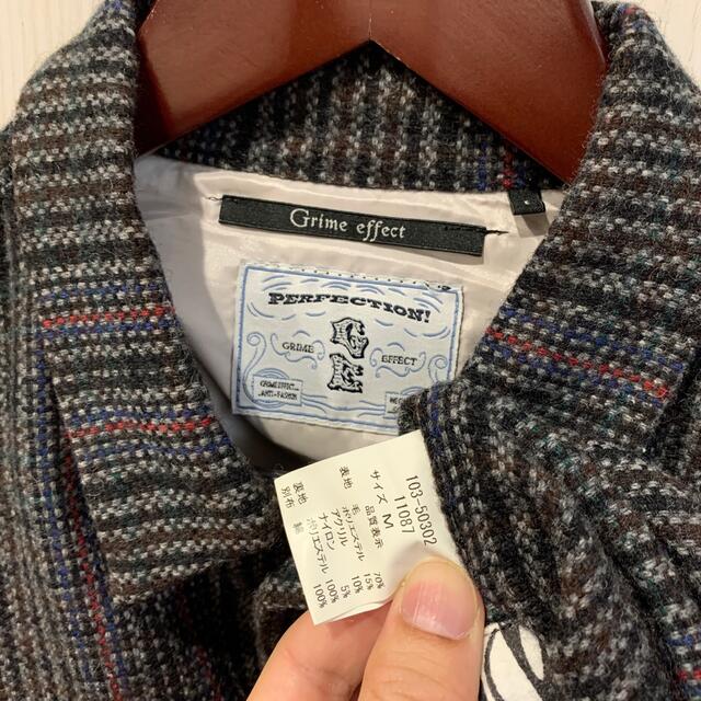 BEAMS(ビームス)のGrimeeffect ネルシャツジャケット M メンズのジャケット/アウター(カバーオール)の商品写真