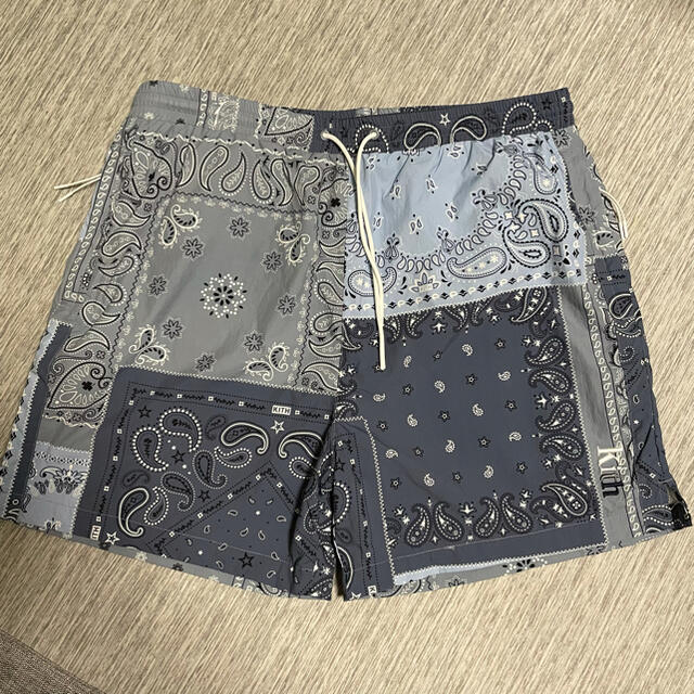 Kith Printed Active Swim Short Indigo L