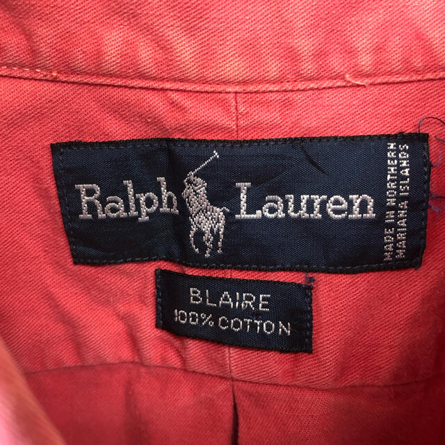 Ralph Lauren(ラルフローレン)の【激レア】ラルフローレン　シャツ　トリコロール　胸刺繍ロゴ　クレイジーパターン メンズのトップス(シャツ)の商品写真