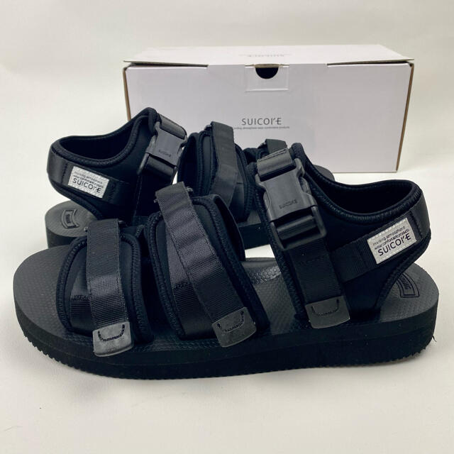 美品 SUICOKE GGA-V スイコック ブラック US10 サンダル