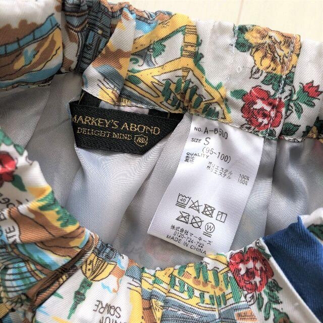 MARKEY'S(マーキーズ)の新品未使用タグ付き★ MARKEY'S スカーフプリントスカート キッズ/ベビー/マタニティのキッズ服女の子用(90cm~)(スカート)の商品写真