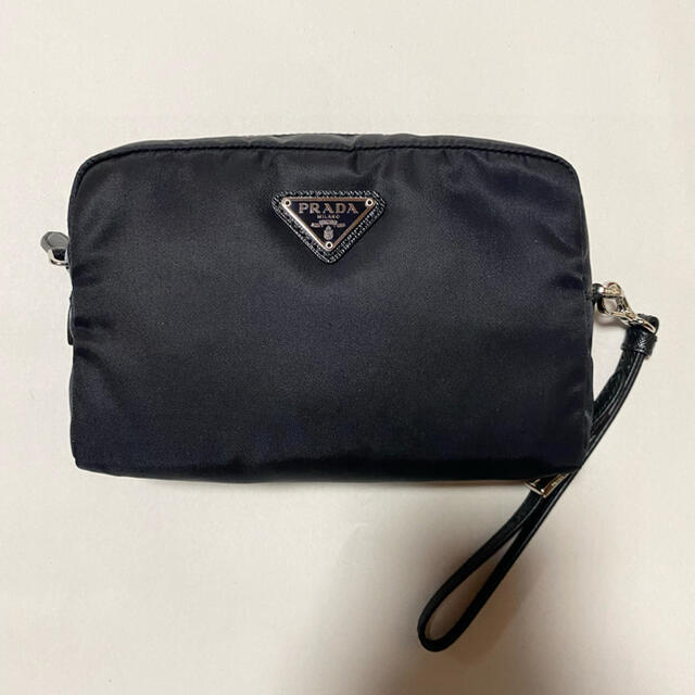 新品未使用！送料込み★PRADA★nylon pouch with handleレディース