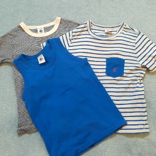 プチバトー(PETIT BATEAU)のプチバトー 2点セット 3ans 95cm (Tシャツ/カットソー)