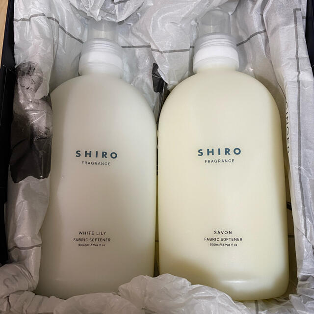 【新品未使用】shiro 柔軟剤　ホワイトリリー　サボン　ファブリックソフナー日用品/生活雑貨/旅行