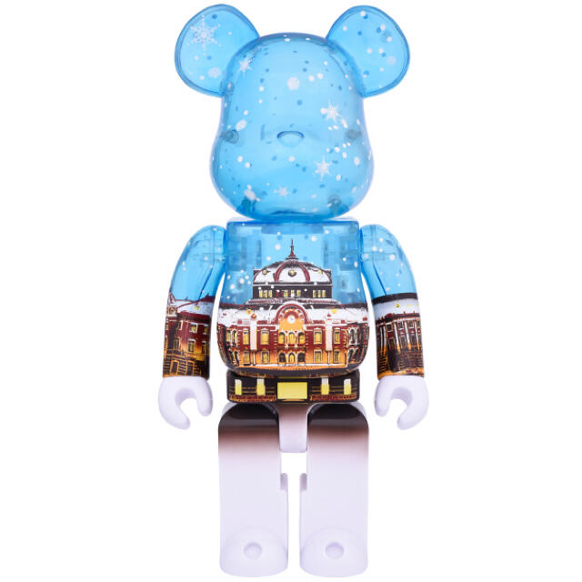 フィギュアBE@RBRICK 東京駅丸の内駅舎モデル Snow Ver. 400％