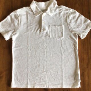 ギャップキッズ(GAP Kids)のGAPキッズ〈Mサイズ〉ポロシャツ、白色、Tシャツ、便利(Tシャツ/カットソー)