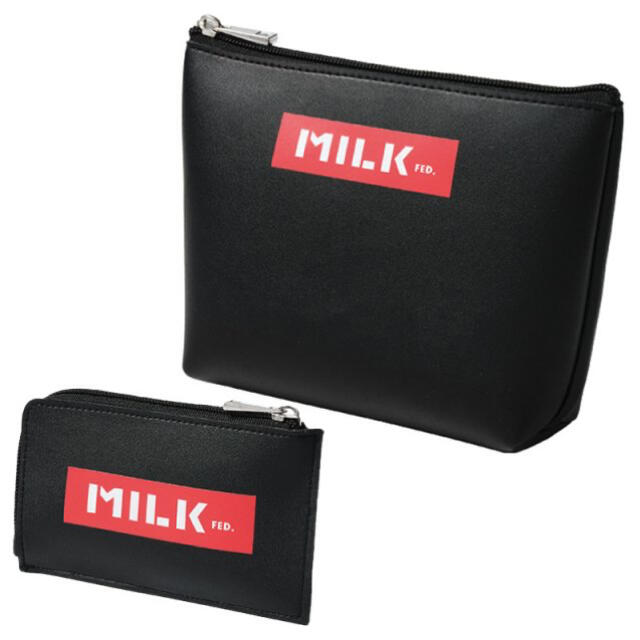 MILKFED.(ミルクフェド)のミルクフェド　ポーチ&カードケース　2点セット レディースのファッション小物(ポーチ)の商品写真