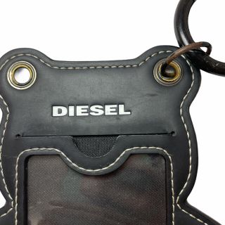 DIESEL ディーゼル　くまさん パスケース　インディゴブルー