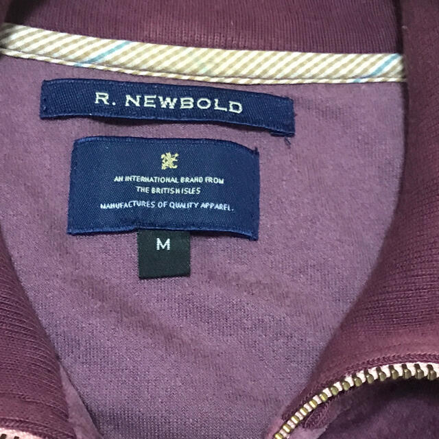 R.NEWBOLD(アールニューボールド)のR.NEWBOLD長袖ジップパーカー　Mサイズ メンズのトップス(パーカー)の商品写真