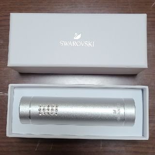 スワロフスキー(SWAROVSKI)の新品未使用 SWAROVSKI スワロフスキー モバイルバッテリー シルバー(バッテリー/充電器)