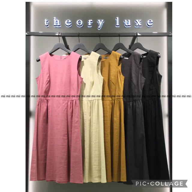 Theory luxe(セオリーリュクス)の✤2018SS theory luxe セオリーリュクス リネンワンピース✤ レディースのワンピース(ひざ丈ワンピース)の商品写真