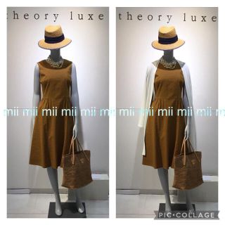 ✤2018SS theory luxe セオリーリュクス リネンワンピース✤