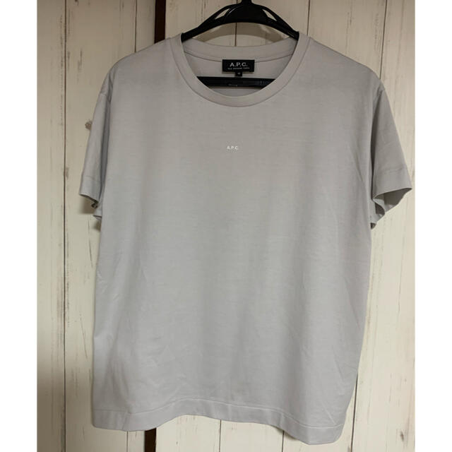 A.P.C(アーペーセー)のA.P.C Tシャツ　グレー　M レディースのトップス(Tシャツ(半袖/袖なし))の商品写真