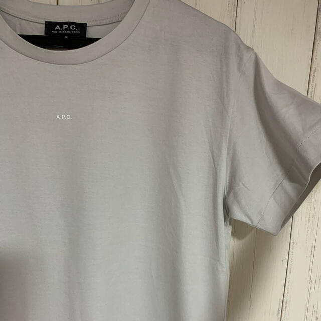 A.P.C(アーペーセー)のA.P.C Tシャツ　グレー　M レディースのトップス(Tシャツ(半袖/袖なし))の商品写真