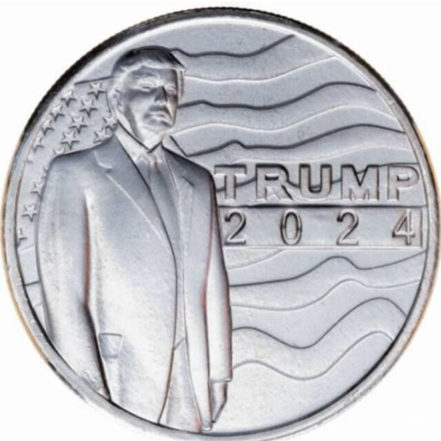 トランプ大統領　2024年　1オンス銀貨