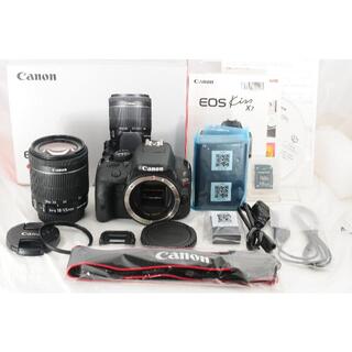 キヤノン(Canon)の【初心者向】Canon EOS kiss X7 18-55 STM レンズキット(デジタル一眼)