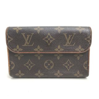 【限定価格】LOUIS VUITTON ルイヴィトン ウエストバッグ モノグラム ポシェットフロランティーヌ ボディバッグ ウエストポーチ XSベルト ブラウン 茶 鞄 かばん M51855    ゴールド金具 レディース 定番【品】