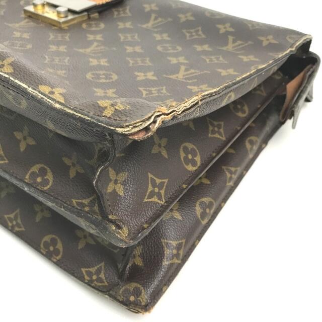 ルイヴィトン LOUIS VUITTON セルヴィエット フェルモワール M53305 モノグラム ビジネスバッグ ブリーフケース モノグラムキャンバス ブラウン 2