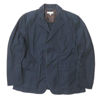 エンジニアードガーメンツ(Engineered Garments)のEngineered Garments エンジニアードガーメンツ アメリカ製 Baker Jacket - Weather Poplin ベイカージャケット ウェザーポプリン XS ネイビー テーラード ペイズリー アウター【中古】【Engineered Garments】(テーラードジャケット)