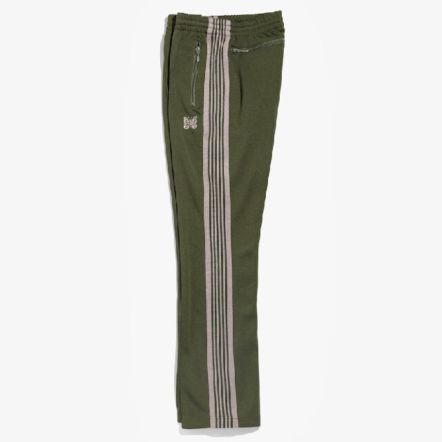 Needles - needles narrow track pants カーキ ニードルスの通販 Needles - needles narrow track pants カーキ ニードルスの通販