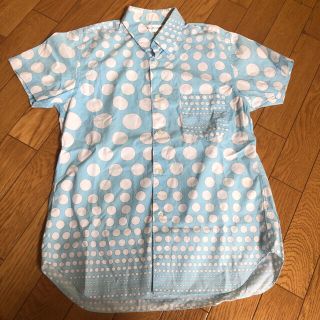 コムデギャルソン(COMME des GARCONS)のコムデギャルソン　シャツ　Sサイズ　ドット(シャツ/ブラウス(半袖/袖なし))