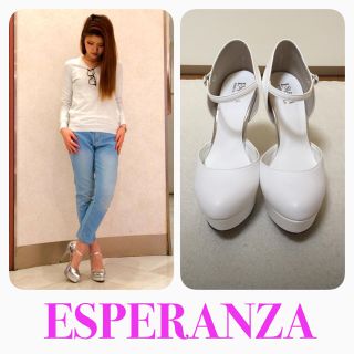 エスペランサ(ESPERANZA)のESPERANZA♡ラウンドトゥセパレートストラップパンプス(ハイヒール/パンプス)