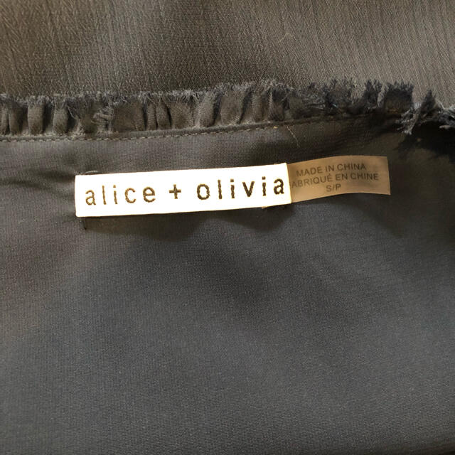 Alice+Olivia(アリスアンドオリビア)のalice+olivia/ワンピース/フリル/シースルー/ネイビー/ドレス レディースのワンピース(ひざ丈ワンピース)の商品写真