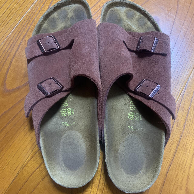 BIRKENSTOCK(ビルケンシュトック)のビルケンシュトック　別注　チューリッヒ　サンダル　イエロー　ソール　ブラウン メンズの靴/シューズ(サンダル)の商品写真