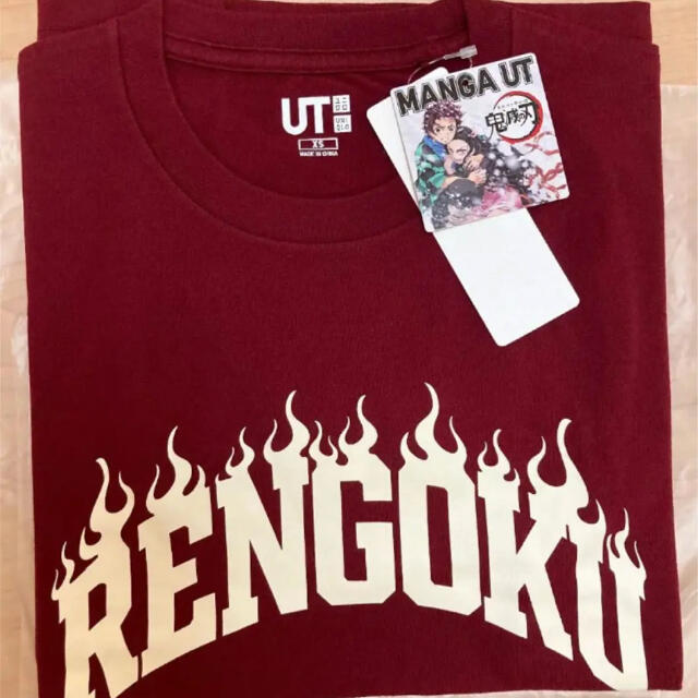 UNIQLO(ユニクロ)の煉獄杏寿郎 鬼滅の刃 Tシャツ ユニクロ【完売品】 エンタメ/ホビーのおもちゃ/ぬいぐるみ(キャラクターグッズ)の商品写真