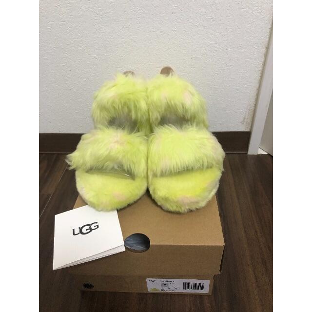 UGG(アグ)のUGG♡アグ♡OHYEAHSPOTS♡ファーサンダル♡新品未使用♡ レディースの靴/シューズ(サンダル)の商品写真