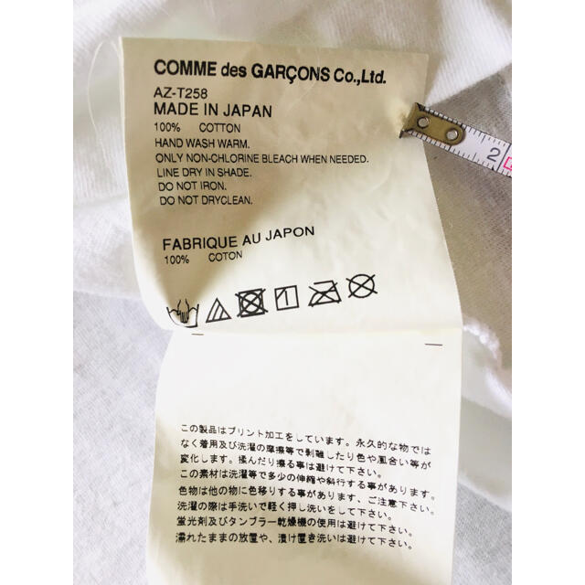 COMME des GARCONS(コムデギャルソン)の【美品★希少★メンズL】プレイコムデギャルソン 両袖 デザイン ロング Tシャツ メンズのトップス(Tシャツ/カットソー(七分/長袖))の商品写真