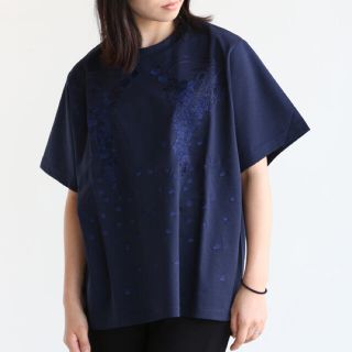 マメ(mame)のmame 17aw 刺繍Tシャツ(Tシャツ/カットソー(半袖/袖なし))