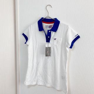 ポロラルフローレン(POLO RALPH LAUREN)の【未使用】Polo RalphLauren ポロシャツ 青 白　Mサイズ(ポロシャツ)