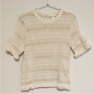 エイチアンドエム(H&M)のH&M レーストップス(カットソー(半袖/袖なし))