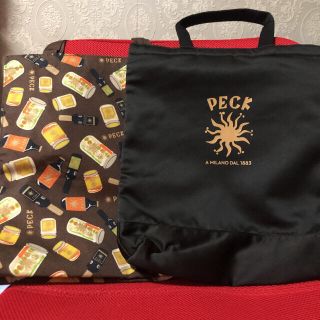 タカシマヤ(髙島屋)のPECKエコバッグ＆トートバッグ（2種類）(エコバッグ)