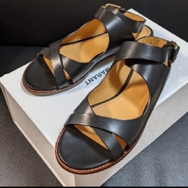 新品 ISABEL MARANT JIRENE ストラップフラットサンダル | www